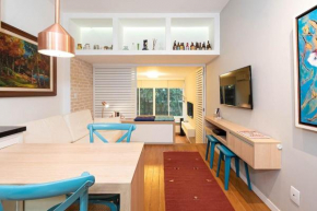 Loft Charmoso com Ar-Condicionado, SmartTv, Wi-Fi em Condomínio frente mar